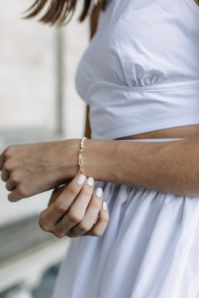 Detail picture of the Content Creation Shooting with the jewelry brand "Fräulein Veffi"